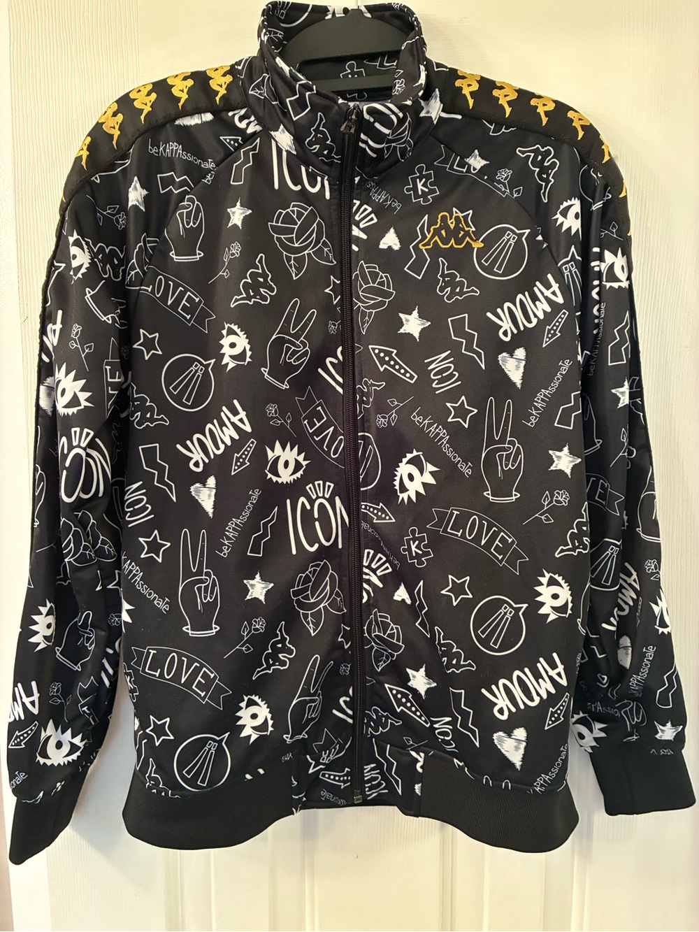 Boys Kappa track jacket zip up